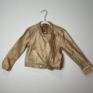 Imoga Girl’s Gold Eddy Moto Jacket